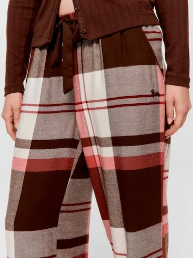 Cherry Chocolate Bamboo Flannelette Classic Pj Pant