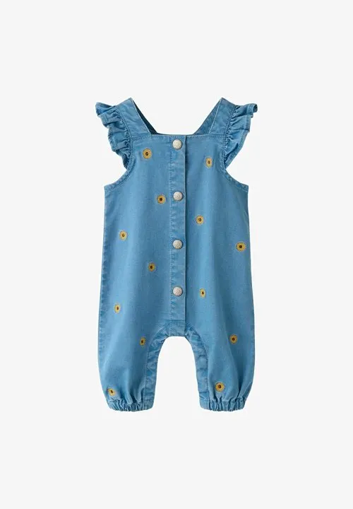 Overalls Embroidery denim - Jumpsuit - medium blue denim