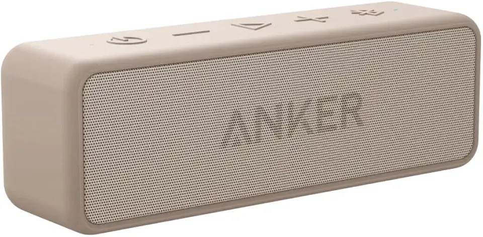 Anker soundcore 2 Portable Bluetooth Speaker, 24-Hour Playtime, IPX7