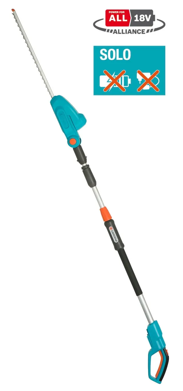 Tagliasiepi a batteria brushless in acciaio GARDENA THS POWER FOR ALL solo lama da 42 cm 18 V batteria non inclusa