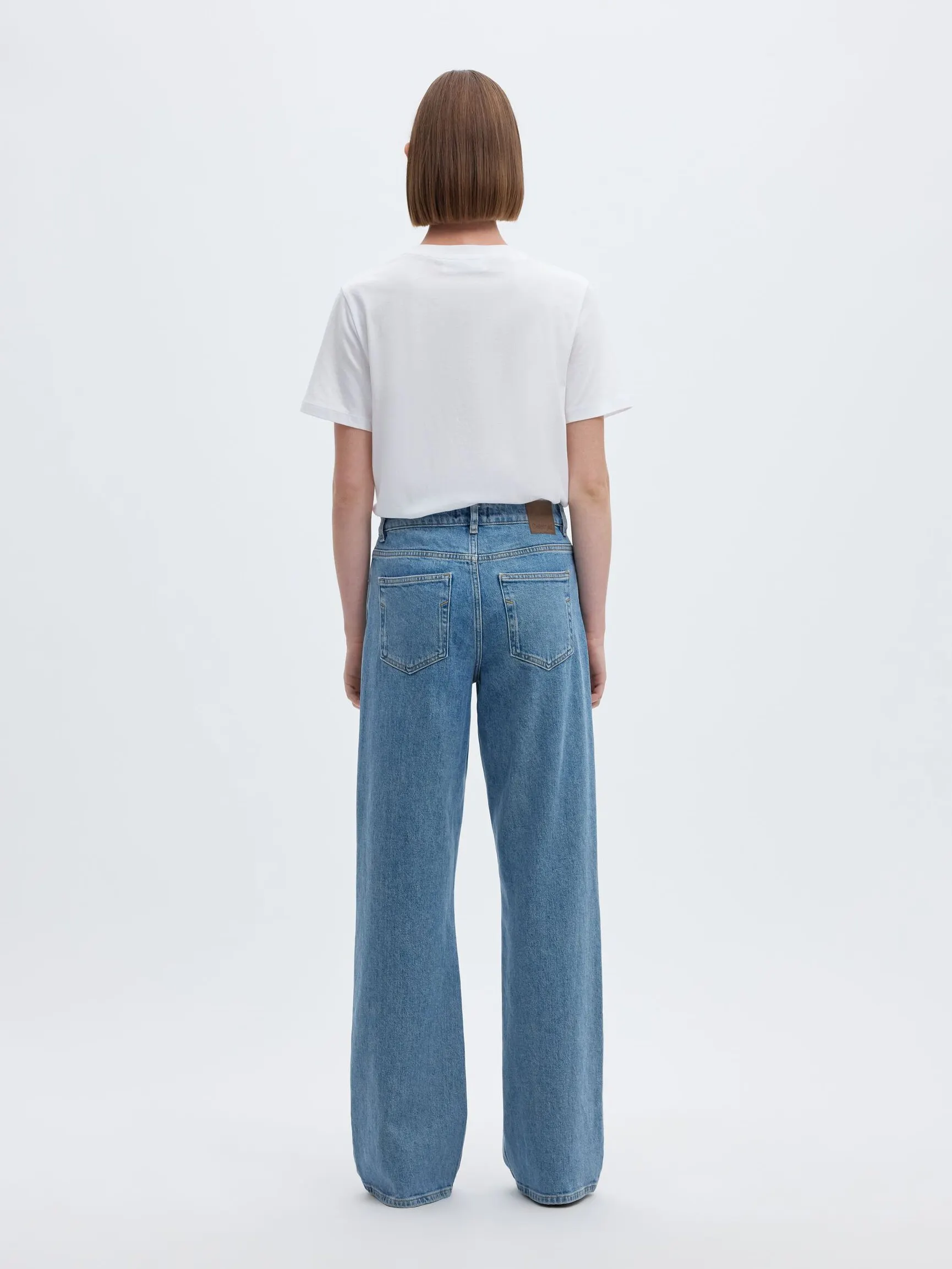 HIGH WAISTED JEANS MED VID PASSFORM