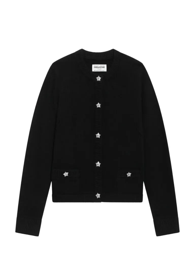 Marcya Cashmere Cardigan - Sort