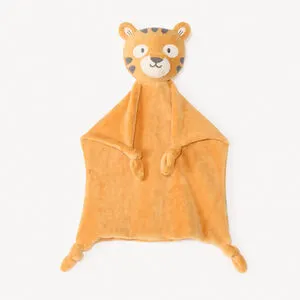 Doudou plat tigre en velours