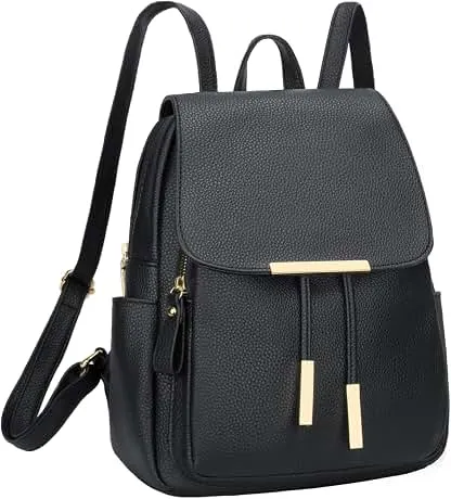 KKXIU Trendy Leather Backpack Purse for Women…