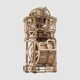 Ugears Sky Watcher Tourbillon Table Clock Wooden Model