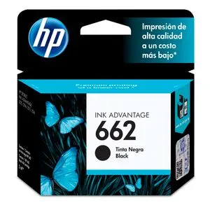 Cartucho de tinta HP 662 negra Original (CZ103AL)