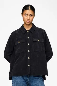 Camisa de pana con botones