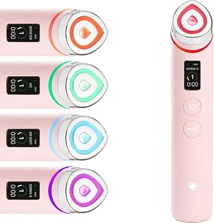 medicube Booster Pro | 6-in-1 Real Glass Glow Beauty Massager | for Clear, Radiant, Firmer-Looking Skin | Korean Skin Care | Pink medicube Booster Pro | 6-in-1 Real Glass Glow Beauty Mas…
