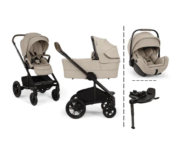 Nuna | Mixx Next Kombivogn + Arra Flex og Base 360 Curv | Cosmopolitan