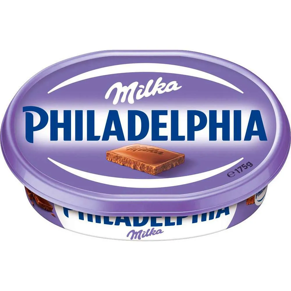 Philadelphia Frischkäse, Milka