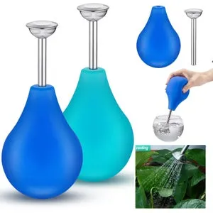 2 pezzi palla Brause spruzzatore fiore palla Brauser stampa spruzzatore strumenti di infeltrimento bagnato spruzzatore ugello, verde + blu