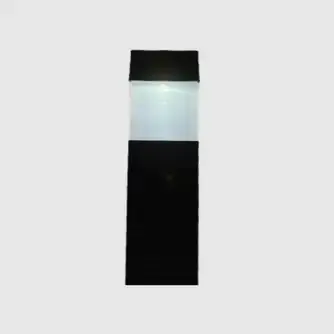 ProSolar Bollard Ratten Woven Solar Light