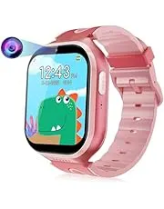 Smart Watch for Kids, No App, 14 Games, 1.83'' Touchscreen, Bedtime Stories, Alarm Clock, Camera, Music Player, Pedometer, Video & Audio Recording, Toys for Boys Aged 3-12, Gift for Teenagers, Red