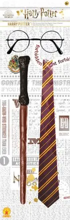 HARRY POTTER - DEGUISEMENT - PACK LUNETTES BAGUETTE ET CRAVATE