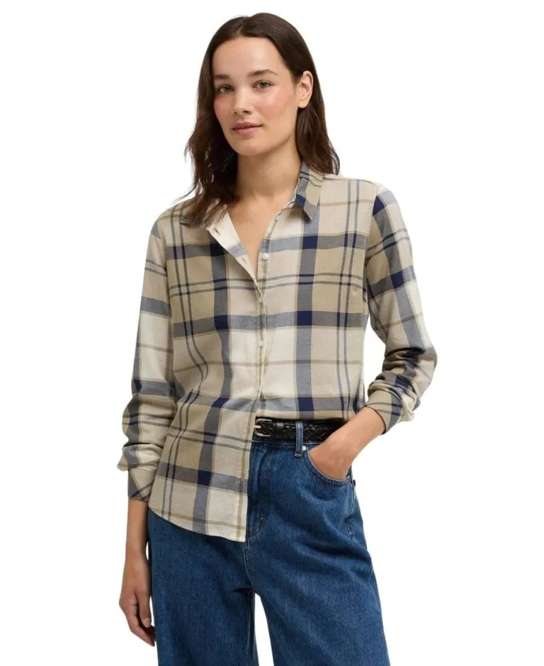 Bredon Regular Long-Sleeved Shirt - Dress Navy Tartan