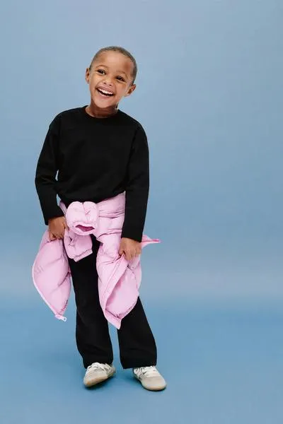 INTERLOCK ZIP-UP SWEATSHIRT WITH EMBOSSED TEXT