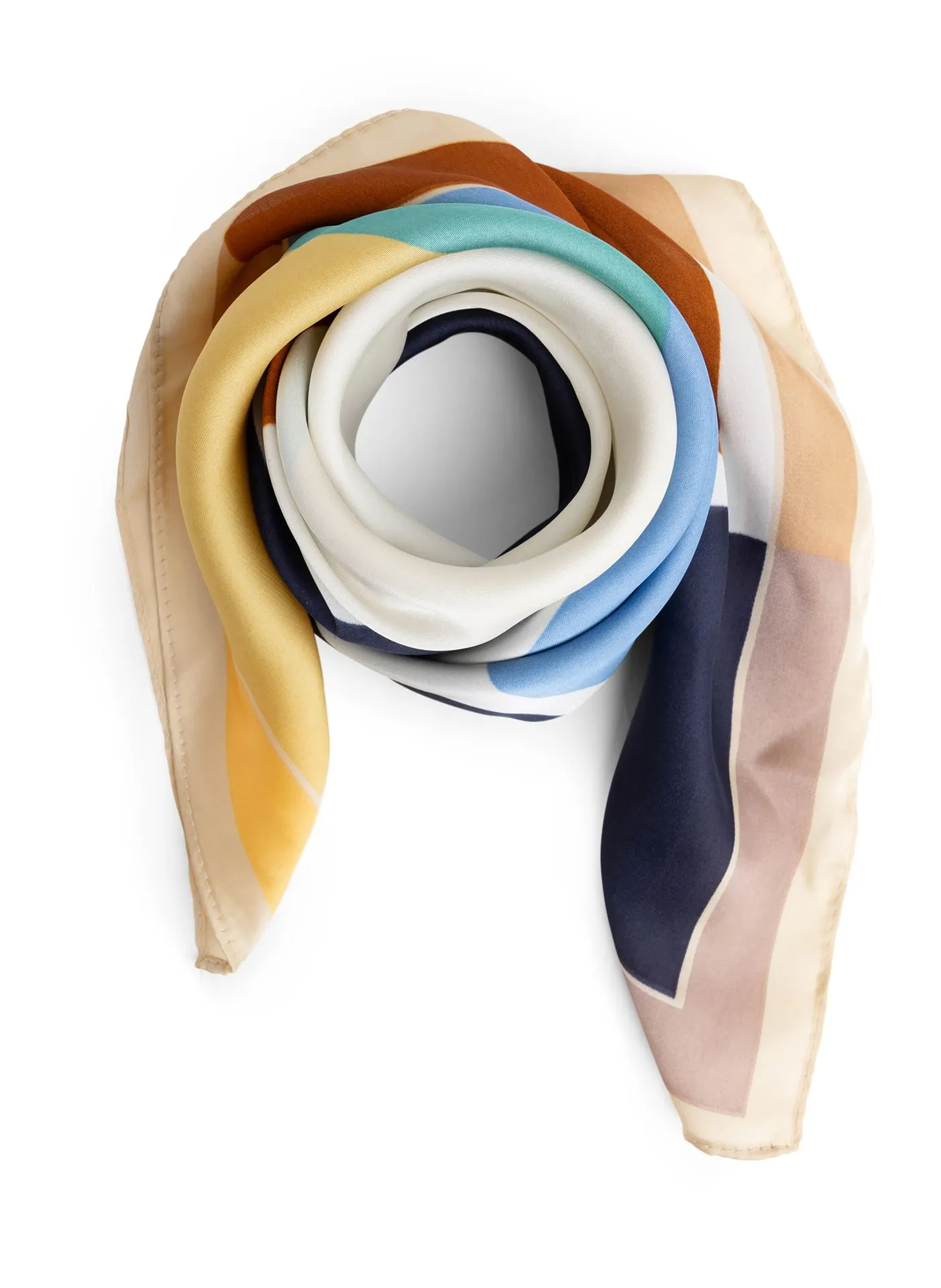 Sjaal met gekleurde stippen