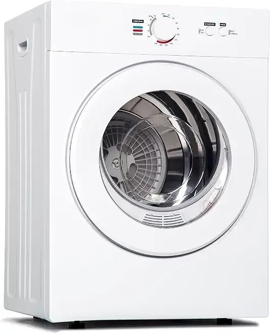 Euhomy 1.8 Cu.Ft Portable Clothes Dryer 1020W Compact Laundry Drying | Durable Stainless Steel Drum, 7 Drying Modes with ECO Energy Saving, Wall-Mountable Space-Saver for Apartments & RVs