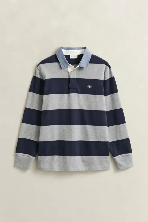 Stripete chambray heavy rugger