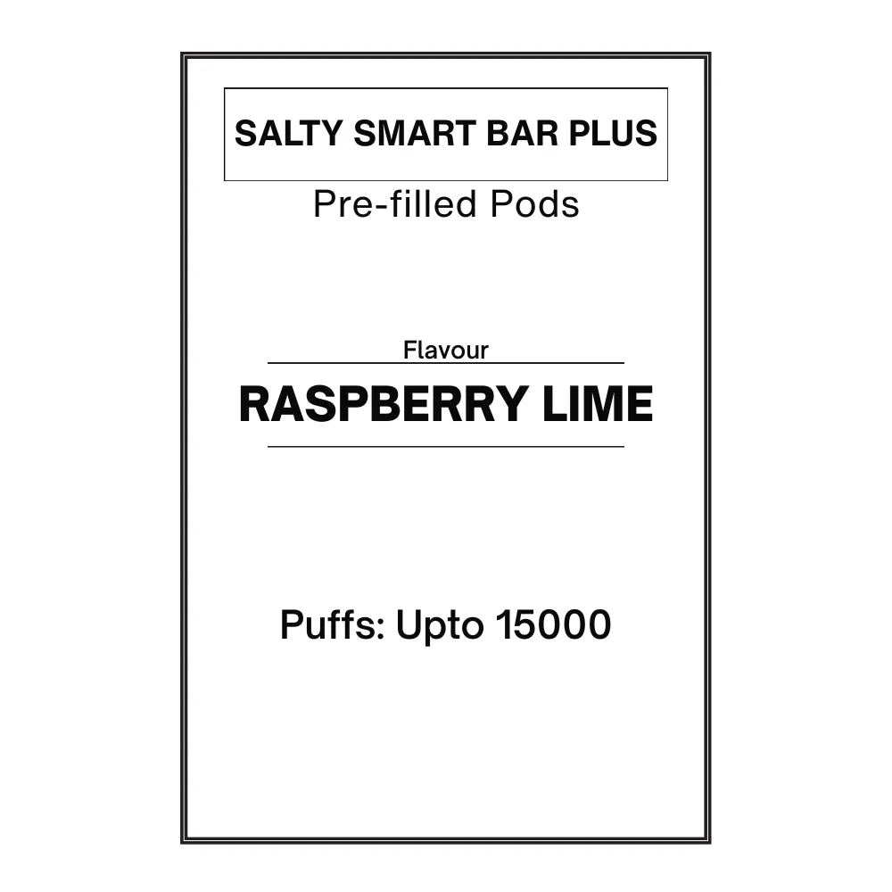 [Ice Ed.] Raspberry Lime -Salty Smart Bar PLUS Pre-filled Pod 19.95mg/mL
