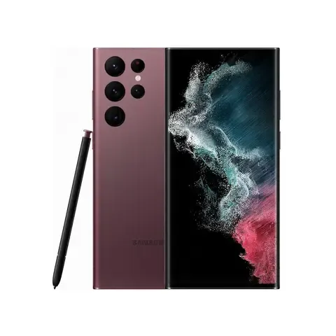 Galaxy S22 Ultra SM-S908U 5G 12+512GB Rojo vino Reacondicionado