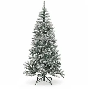 Árbol de Navidad Nevado Artificial con Nieve Blanco 180cm