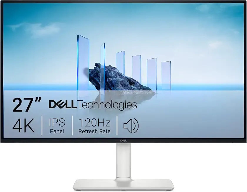 27 Monitor S2725QS, 4K UHD IPS, 120Hz, 5ms, FreeSync Premium | 350 cd/m2 Brightness, 1,500:1 Contrast, 99% sRGB, Anti-Glare, HDMI, DisplayPort, USB‑C, Height Adjustable, Swivel, Pivot