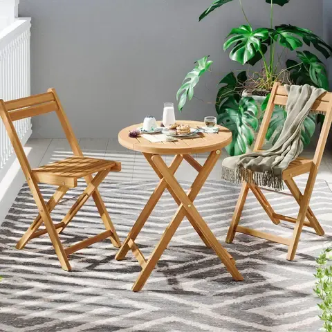 Juego de Balcón Catania Madera 3 Piezas