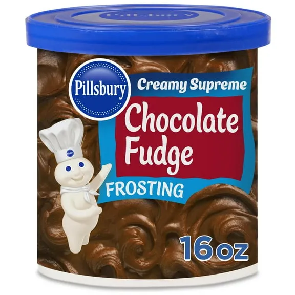 Pillsbury Creamy Supreme Chocolate Fudge Flavored Frosting, 16 oz Tub $1.86 11.6 ¢/oz