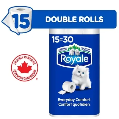 Original Toilet Paper, 15 Equal 30 Rolls, 242 Bathroom Tissues per roll
