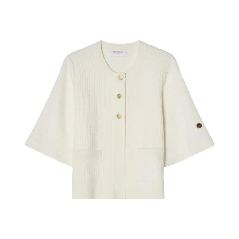 Palmer Cardigan - Hvit