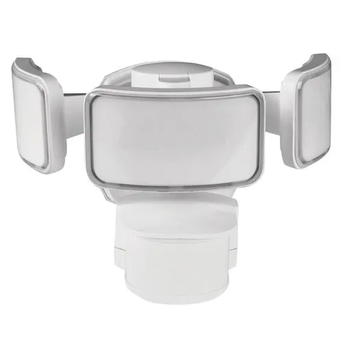 Feit Electric® White Tri-Head LED Outdoor Security Flood Light