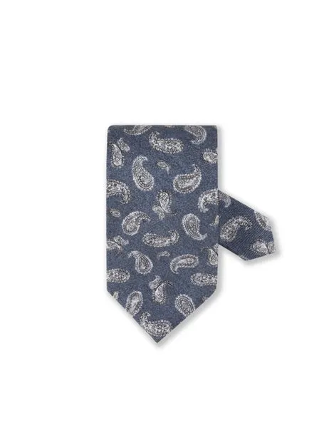 Silk Tie Navy pattern