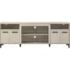 Evander 70" 4-Door TV Stand - Oak