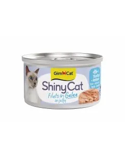 Gimcat Shinycat Filets In Jelly 70 g - Kattenvoer