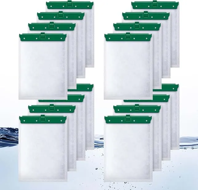 Esctabalt 16 Count Medium Filter Cartridges Compatible with Whisper Bio Bag Filters, Large Aquarium Filter Cartridge for Whisper 10i/IQ10/PF1…