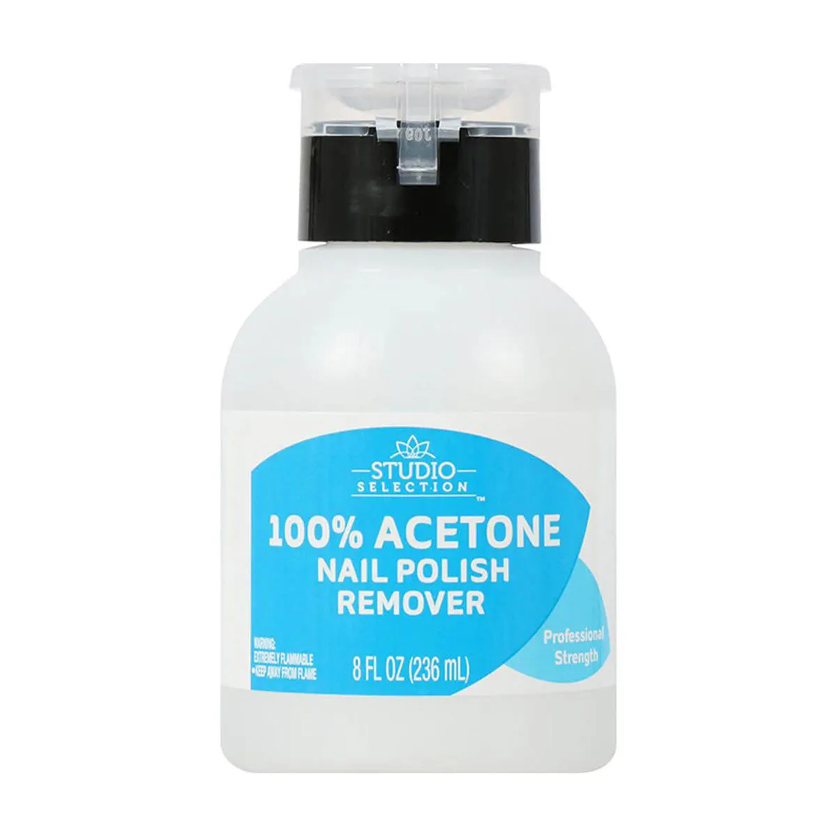 Studio-Selection-100%-Acetone-Nail-Polish-Remover,-8-fl-oz