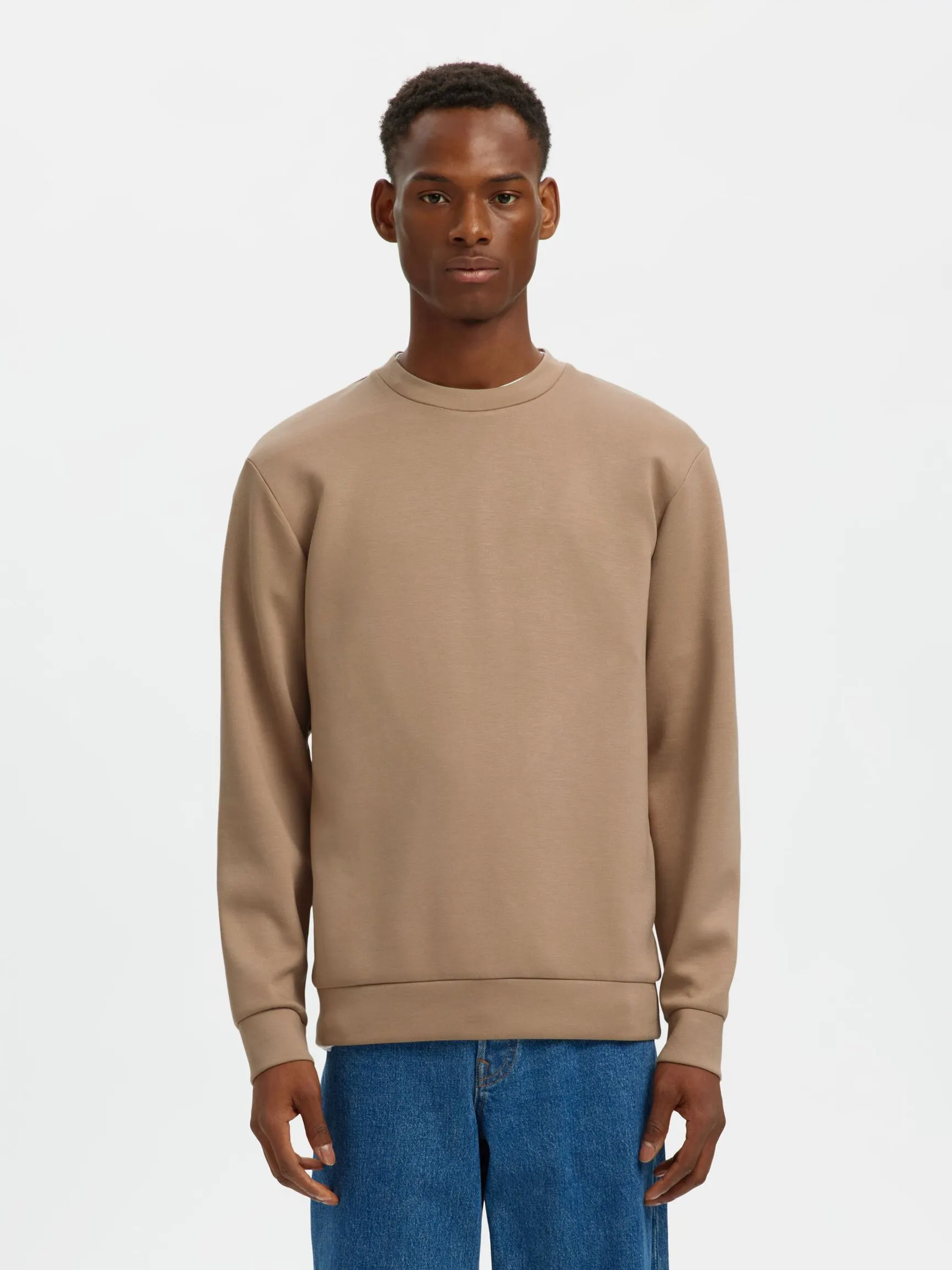 VISKOSEBLANDING SWEATSHIRT
