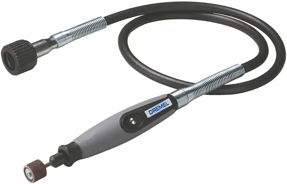 Dremel Flex Shaft Rotary Tool Attachment with Comfort Grip and 36” Long Cable - Engraver, Polisher, and Mini Sander- Ideal for Detail Metal Engraving, Wood Carving, and Jewelry Polishing, 225-02