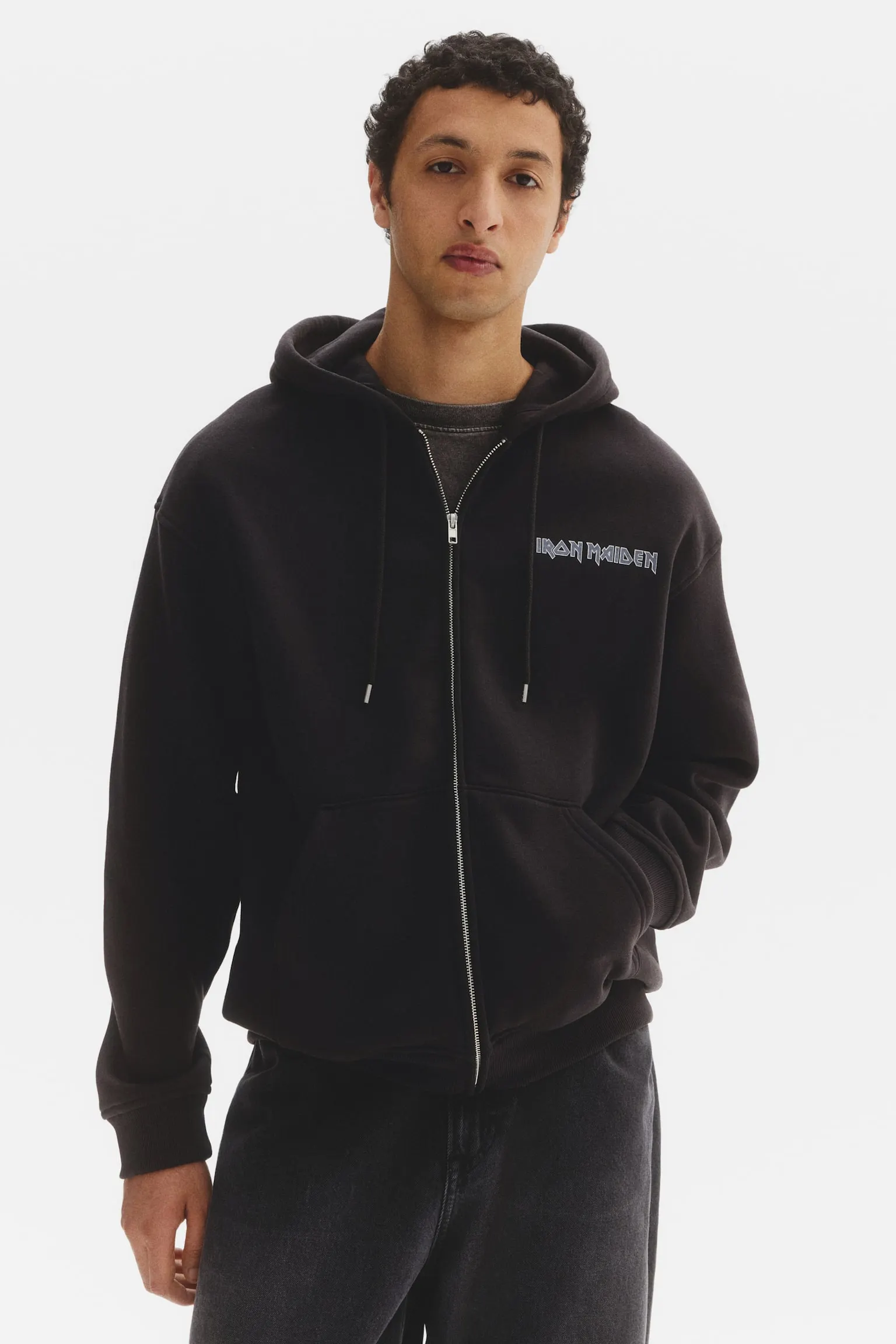 Sudadera Loose Fit con gorro y zíper