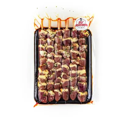 espetinho de coração de frango kg