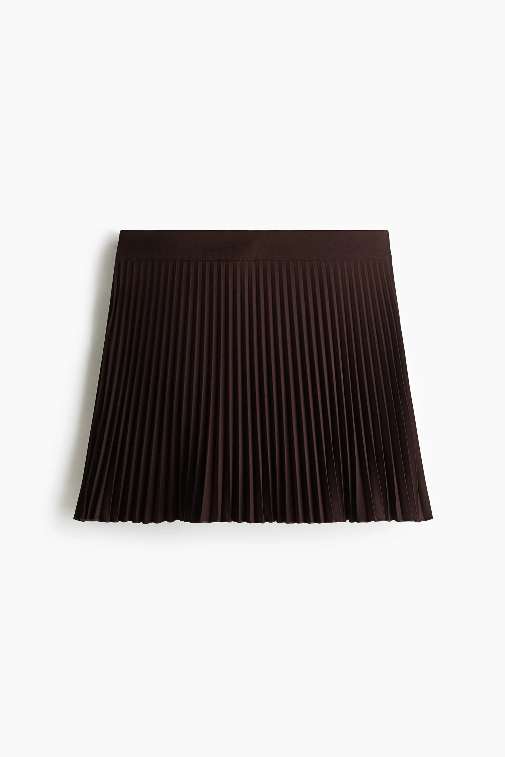 Plissé mini skirt