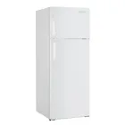 Premium Levella 10.0 CuFt Frost Free Top Freezer Refrigerator with Tilt-Out Can Dispenser and Gallon Door Storage in White
