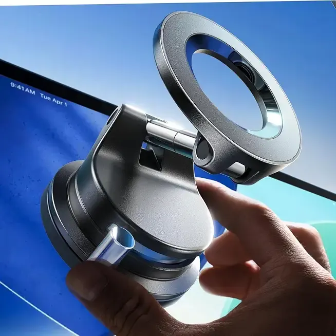 LISEN for MagSafe Car Mount [3800gf Strong Magnet & 90+LBS Suction] 360° Adjustable Vacuum Magnetic Phone Holders for Your Car, for Note 18 iPhone 17 Pro Max 16 15 14 13 12 Plus Air for All Smartphone