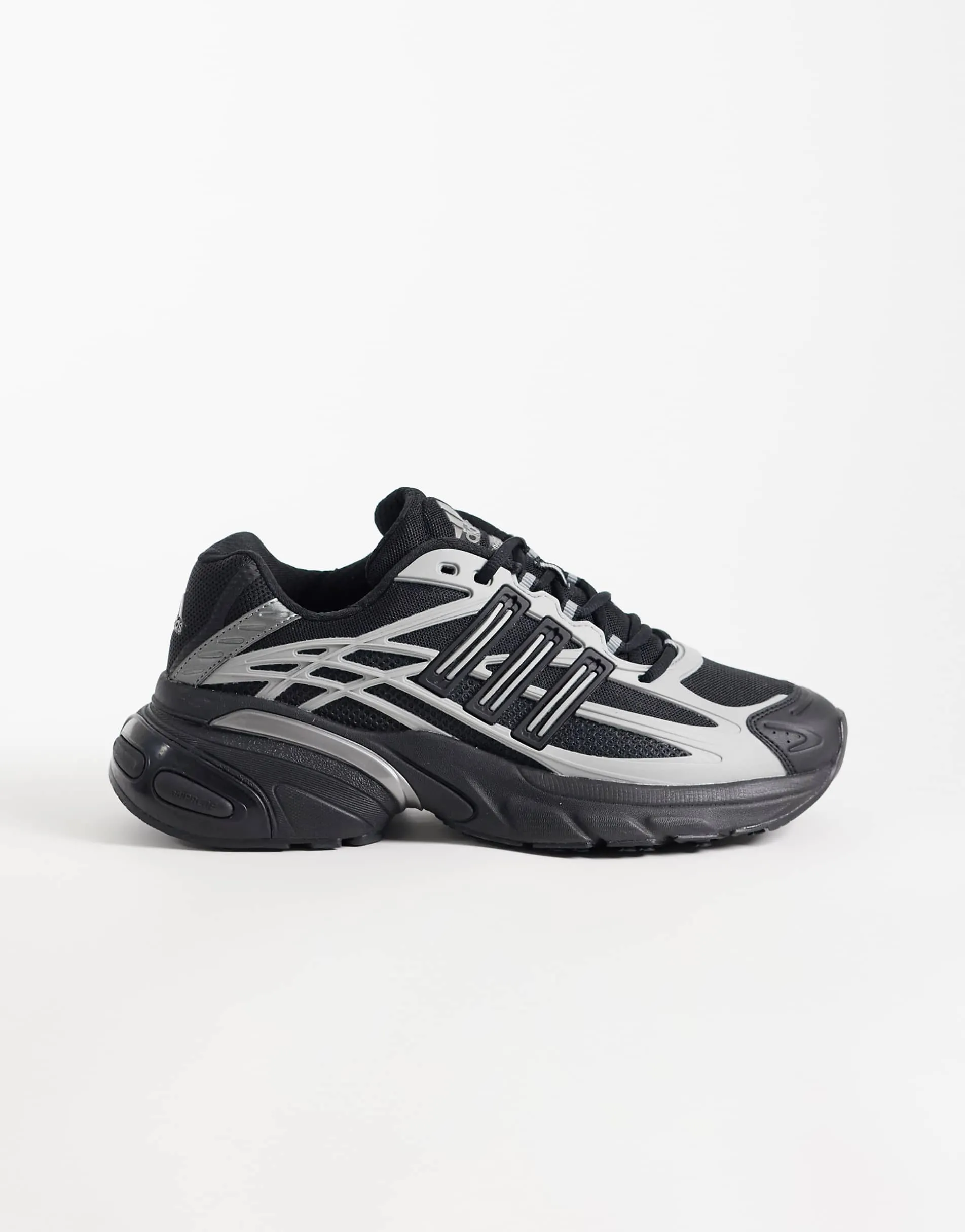 adidas Originals Adistar XLG trainers in black and silver