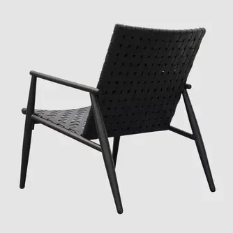 Outdoor Creations Antoni Outdoor Chair With Strap Black