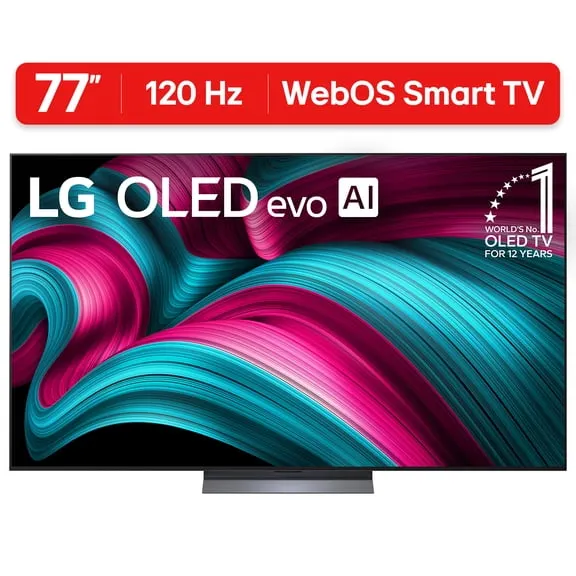 Deal, LG 77" C5 Series OLED evo AI 4K Smart webOS 25 TV Now $1,797.00 Was $1,996.99