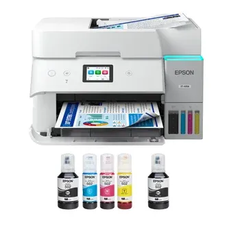 Epson EcoTank ET-4958 Wireless All-in-One Color Supertank Printer – White