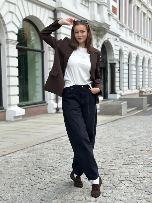 ANORA PANTS Black