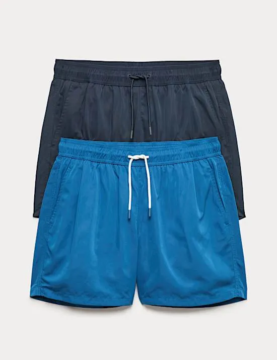 2er-Pack schnell trocknende Badehosen